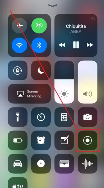 How to screen record with sound on your iPhone 1 كيفية تصوير شاشة آيفون فيديو مع امكانية تعديله