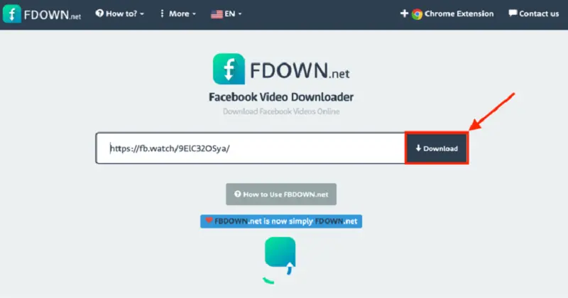 Paste Video URL in Search Bar كيفية تنزيل مقاطع الفيديو من فيسبوك