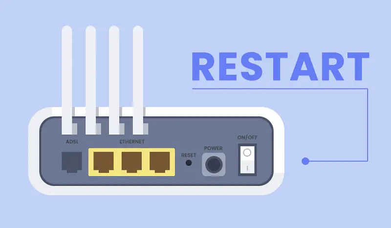 Reboot Your Router كيفية تقوية إشارة الواي فاي أفضل 8 طرق