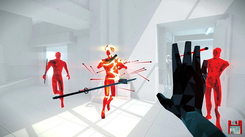 SUPERHOT أفضل العاب الواقع الافتراضي على بلاي ستيشن