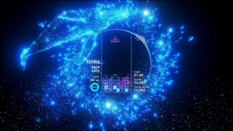 TETRIS EFFECT أفضل العاب الواقع الافتراضي على بلاي ستيشن