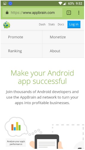 متجر التطبيقات AppBrain