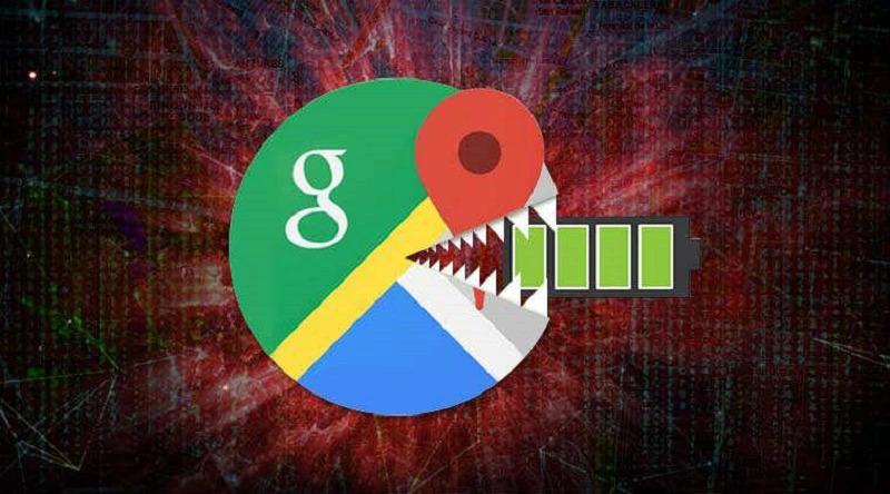 google maps تطبيقات تقتل البطارية