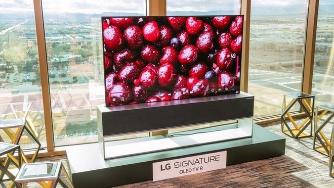 تلفاز LG القابل للطي