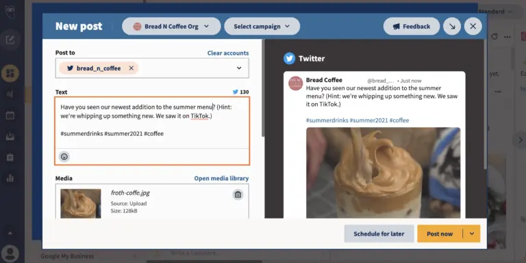جدولة التغريدات باستخدام Hootsuite 4