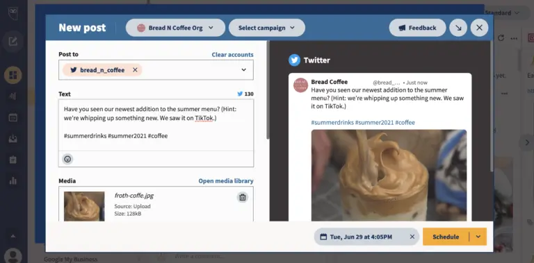 جدولة التغريدات باستخدام Hootsuite 6
