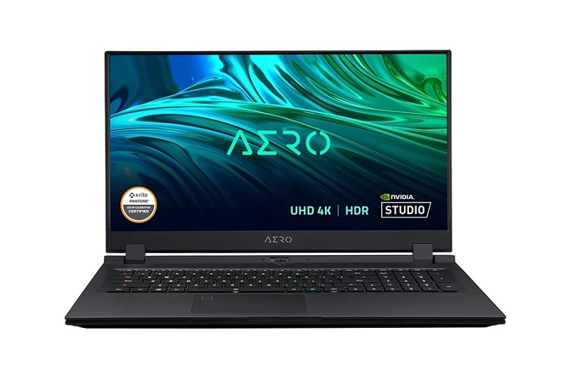 GIGABYTE-AERO-17-HDR أفضل أجهزة الكمبيوتر المحمولة للتصميم الغرافيكي لعام 2022
