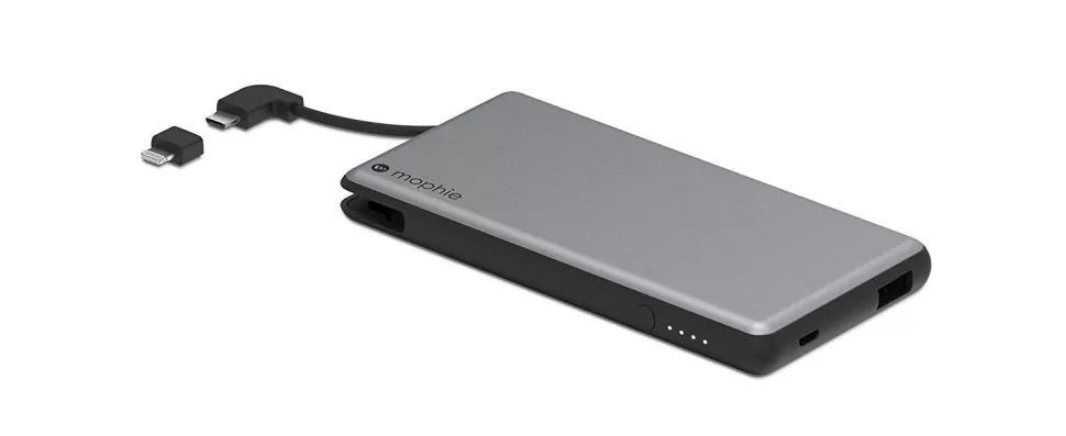أفضل Power Bank في 2022 Mophie Powerstation Plus with built-in cables