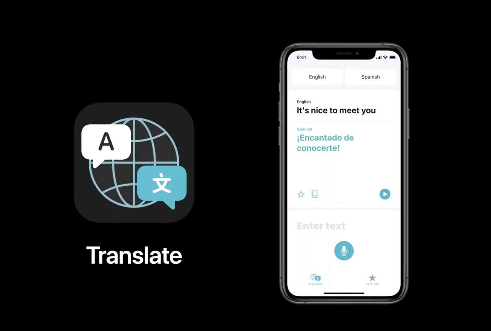 استخدام تطبيق الترجمة في iOS 14