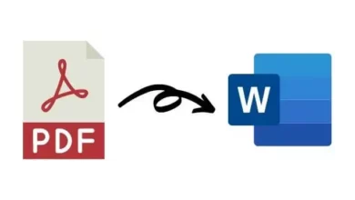 كيفية تحويل pdf إلى word بدون برامج