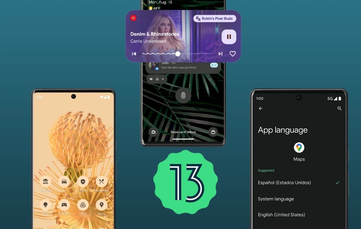 ميزات Android 13