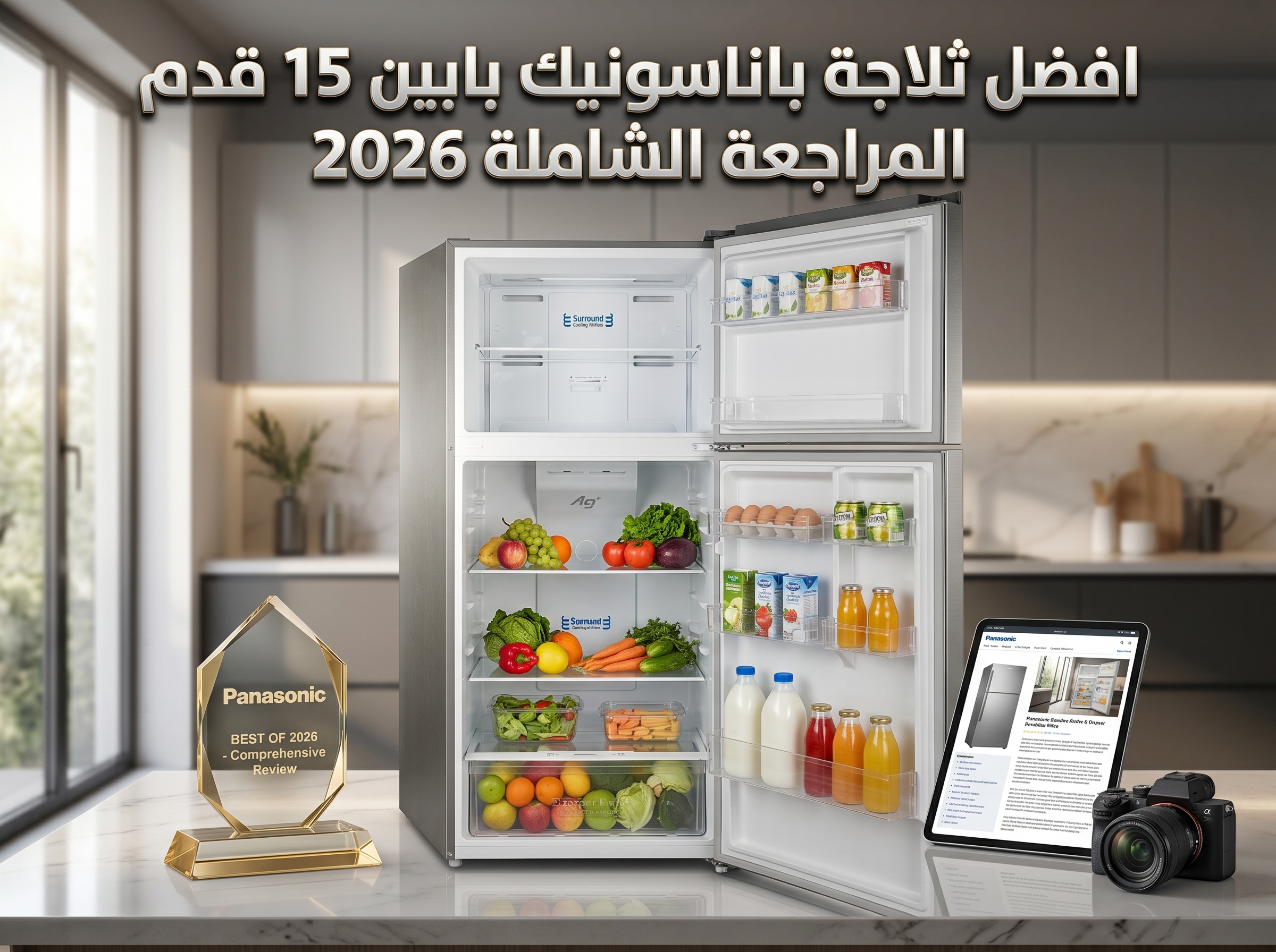 أفضل ثلاجة باناسونيك بابين 15 قدم
